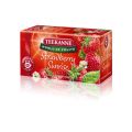 Herbata Teekanne World of Fruits, owocowa, 20 torebek w kopertach truskawkowa