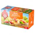 Herbata Teekanne World of Fruits, owocowa, 20 torebek w kopertach brzoskwiniowa