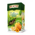 Herbata zielona Big-Active, liściasta aromatyzowana, 100g pomarańcza