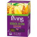 Herbata zielona IRVING Ananasowa, aromatyzowa, torebki w kopertach 20 kopert