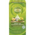 Herbata zielona Lipton Exclusive Selection Mandarynki i Pomarańcza, aromatyzowana, torebki piramidki 25 torebek