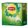 Herbata zielona Lipton Piramidka Green Tea, aromatyzowana, ekspresowa, 20 torebek Mięta
