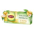 Herbata zielona Lipton z Nutą Pigwy, aromatyzowana, torebki ze sznureczkami 20 torebek Herbata zielona Lipton z Nutą Pigwy, aromatyzowana, torebki ze sznureczkami 20 torebek