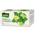 Herbata ziołowo owocowa Vitax Inspiracje Pokrzywa & Limonka, torebki ze sznureczkami 20 torebek
