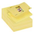 Karteczki harmonijkowe Post-it Super Sticky Z-Notes 76 x 127 mm, żółte bloczki 1 x 90 kartek