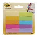 Karteczki indeksujące Post-it 12,7 x 44,4 mm, papierowe zakładki, 500 sztuk 10 kolorów