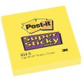 Karteczki Post-it Super Sticky, bloczek 90 kartek 76 x 76 mm