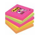 Karteczki Post-it Super Sticky paleta Kapsztad, komplet bloczków po 90 kartek 76 x 76 mm - 5 bloczków