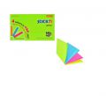 Karteczki przylepne 76 x 127 mm, Stick'n Magic Pads,100 kartek w czterech kolorach mix neon