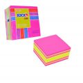Karteczki przylepne Stick'n, 76 x 76 mm, kostka 400 kartek, mix kolorów różowy mix neon
