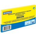 Karteczki samoprzylepne Donau 76x127 mm, bloczek 100 kartek, neonowe żółte