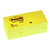 Karteczki samoprzylepne Post-it 35x51 mm, 3 bloczki po 100 kartek żółte