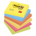 Karteczki samoprzylepne Post-it paleta Energetyczna 76x76 mm, komplet bloczków 6 x 100 kartek