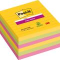 Karteczki samoprzylepne Post-it Super Sticky 101 x 101 mm, kolekcja Carnival, 3 kolory, bloczki w linie 6 x 90 kartek Karteczki samoprzylepne Post-it Super Sticky 101 x 101 mm, kolekcja Carnival, 3 kolory, bloczki w linie 6 x 90 kartek