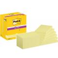 Karteczki samoprzylepne Post-it Super Sticky 76 x 127 mm, żółte bloczki 12 x 90 kartek