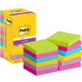 Karteczki samoprzylepne Post-it Super Sticky 76 x 76 mm, 5 kolorów bloczków 12 x 90 kartek