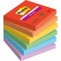 Karteczki samoprzylepne Post-it Super Sticky 76 x 76 mm, kolekcja Playful, 6 kolorów bloczków 6 x 90 kartek Karteczki samoprzylepne Post-it Super Sticky 76 x 76 mm, kolekcja Playful, 6 kolorów bloczków 6 x 90 kartek