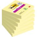 Karteczki samoprzylepne Post-it Super Sticky 76 x 76 mm, żółte bloczki 6 x 90 kartek