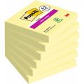 Karteczki samoprzylepne Post-it Super Sticky 76x76 mm, żółte 6 bloczków x 90 kartek