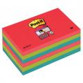 Karteczki samoprzylepne Post-it Super Sticky Bora Bora 76x127 mm, komplet bloczków 6 x 90 kartek