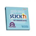 Karteczki samoprzylepne Stick'n z klejem 360 stopni 76x76 mm, bloczek 100 kartek niebieski