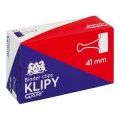 Klips biurowy Grand Binder Clip, czarne klamerki, 12 sztuk w kartoniku 41 mm