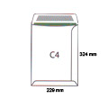 Koperty C4, klejone na mokro NK, białe 500 sztuk