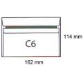 Koperty C6, samoprzylepne SK, białe 50 sztuk
