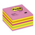 Kostka cukierkowa Post-it 76x76 mm, 450 kartek różowo-żółta