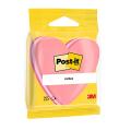Kostka karteczek samoprzylepnych Post-it Serce 70 x 72 mm, 3 kolory 1 x 225 kartek