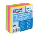 Kostka neonowa Donau, karteczki samoprzylepne 76x76 mm, 400 kartek 4 kolory