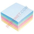 Kostka papierowa DOTTS nieklejona, kolorowe karteczki 85 x 85 x 70 mm