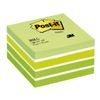 Kostka Post-it 76x76 mm, 450 kartek zielona