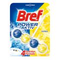 Kostka toaletowa Bref Power Aktiv 50g, zawieszka do WC Lemon