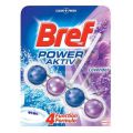 Kostka toaletowa Bref Power Aktiv 50g, zawieszka do WC Lavender