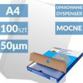 Koszulki krystaliczne Donau t A4, 100 sztuk w pudełku 50 mikronów