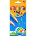 Kredki ołówkowe BIC Tropicolor, w oprawie z żywicy syntetycznej 12 kolorów