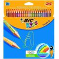 Kredki ołówkowe BIC Tropicolor, w oprawie z żywicy syntetycznej 24 kolory