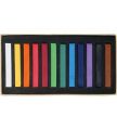 Kredki pastele suche Maries Master, kwadratowy przekrój 12 kolorów