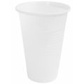 Kubki plastikowe białe Office Products, do napojów gorących i zimnych 100 sztuk