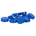 Magnesy do tablic Q-Connect okrągłe 20 mm, w plastikowej obudowie, 10 sztuk niebieskie