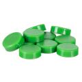 Magnesy do tablic Q-Connect okrągłe 20 mm, w plastikowej obudowie, 10 sztuk zielone