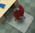 Mata pod krzesło na dywan Q-CONNECT, kształt T 120 x 90 cm