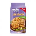 MILKA XL Cookies, kruche ciastka z kawałkami czekolady, 184g z kawałkami czekolady i orzechów