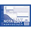 Nota korygująca A5, 80 kartek, samokopiujący druk Michalczyk i Prokop 108-3E 80 kartek