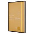 Notes Moleskine Classic L edycja limitowana 13x21 cm, 176 stron w linie, miękka oprawa skórzana na gumkę
 żółty