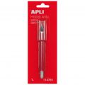 Nóż precyzyjny Apli Hobby Knife, skalpel czerwony