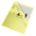 Ofertówki kolorowe Esselte A4/115 mikronów, groszkowe, 25 sztuk w folii żółty