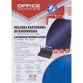 Okładki do bindowania Office Products A4, karton błyszczący, 100 sztuk niebieski