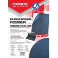 Okładki do bindowania Office Products A4, karton skóropodobny, 100 sztuk ciemnoniebieski